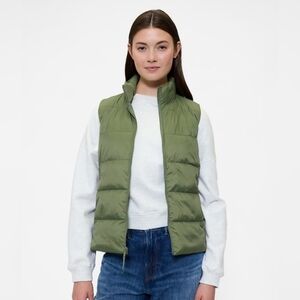 Gap ColdControl Green Puffer Vest